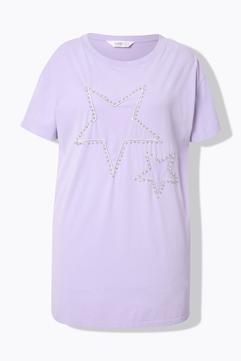 Stora storlekar T-shirt, Dam, lila, storlek: 44, Bomull, Angel of Style
