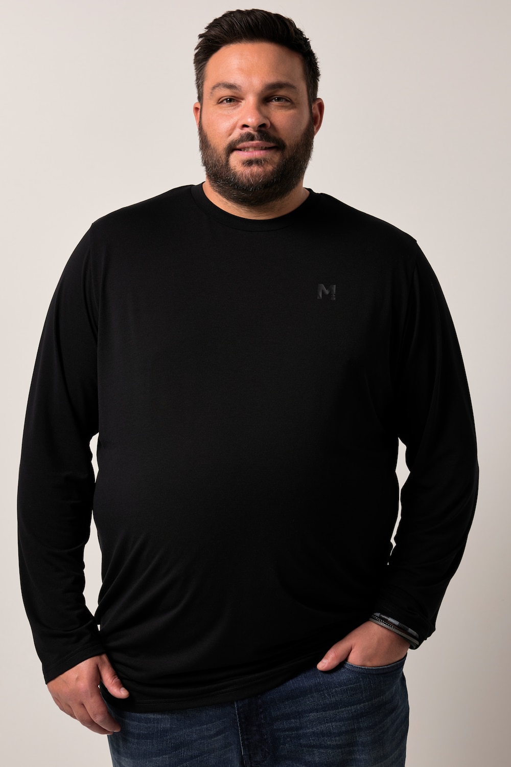 Men+ Thermo-Unterhemd FLEXLASTIC®, Langarm, warmer Hohlfaser-Jersey, bis 8 XL