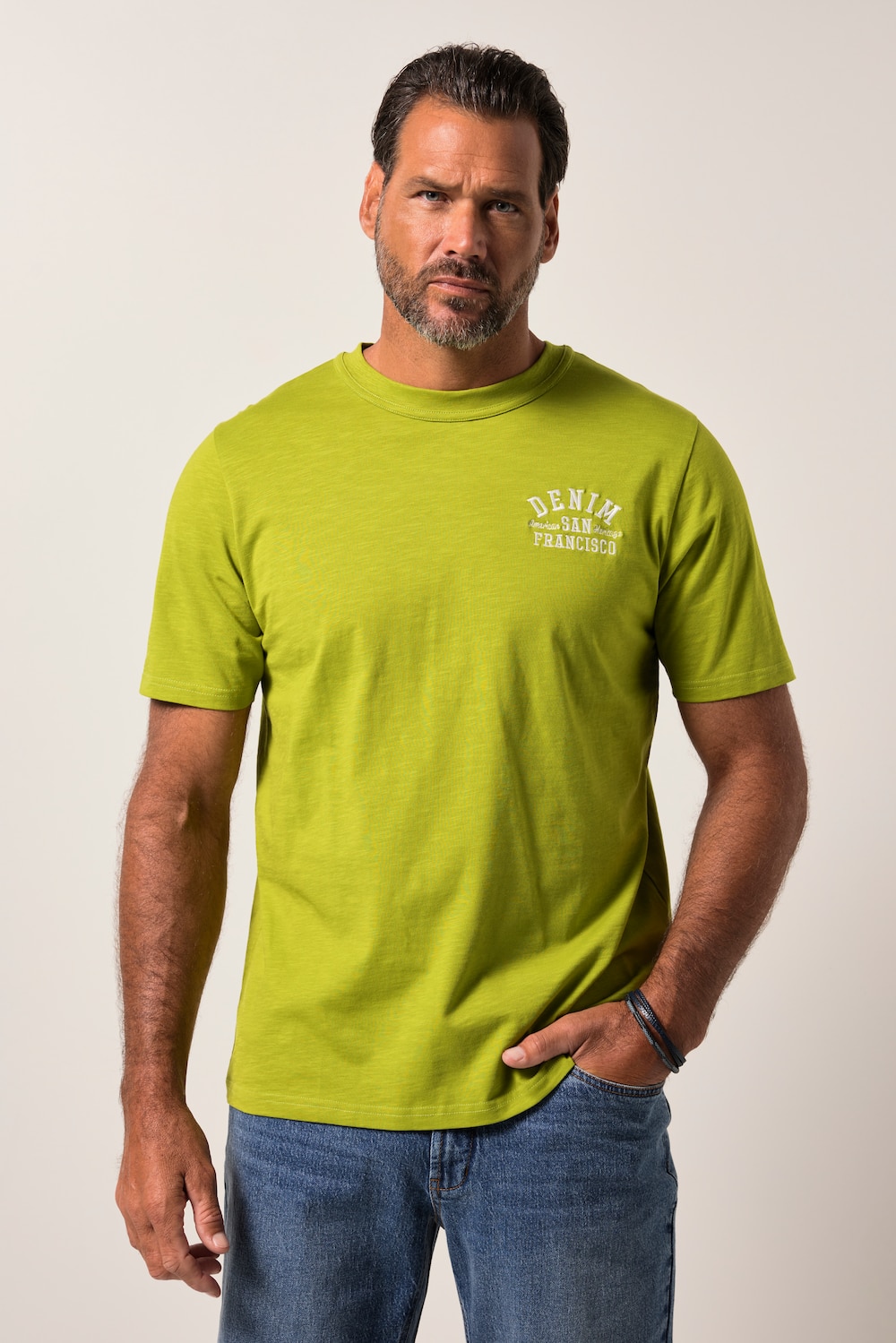 JP1880 T-shirt, korte mouw, borduursel, tot 8XL