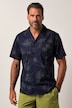 Chemise JP 1880 à manches courtes, col cubain et imprimé all-over, coupe Cuba-Fit - jusqu'au 8 XL