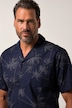 Chemise JP 1880 à manches courtes, col cubain et imprimé all-over, coupe Cuba-Fit - jusqu'au 8 XL