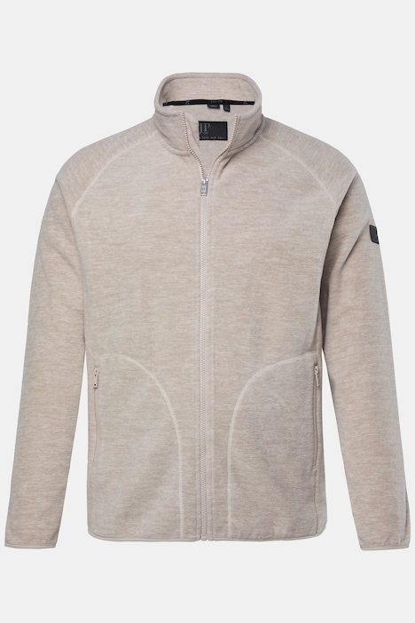 JP1880 fleece jas, opstaande kraag, ritszakken, tot 8XL