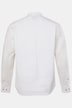 Chemise JP 1880 traditionnelle en lin mélangé, manches longues et col officier, coupe Modern Fit - jusqu'au 8 