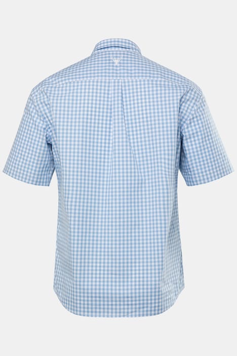JP1880 Karohemd, Tracht, Halbarm, Mini-Buttondown-Kragen, Modern Fit, bis 8 XL
