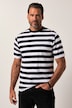 JP1880 T-shirt, korte mouw, ronde hals, strepen, tot 8XL
