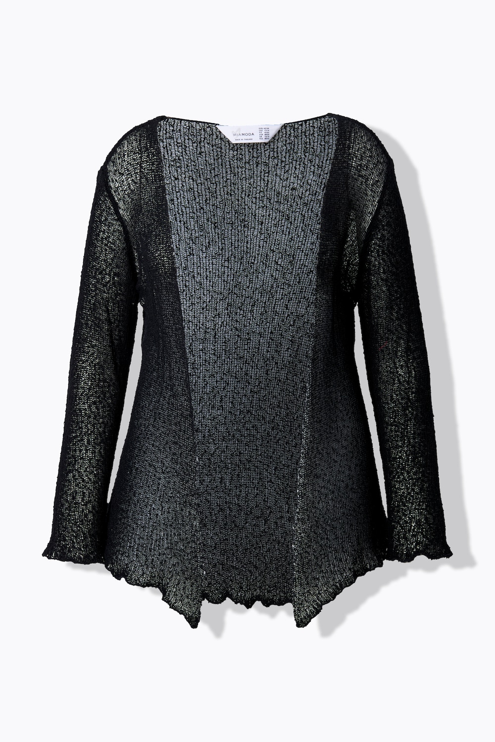 Stora storlekar Jacka, Dam, svart, storlek: 50/52, Syntetfibrer, Mia Moda