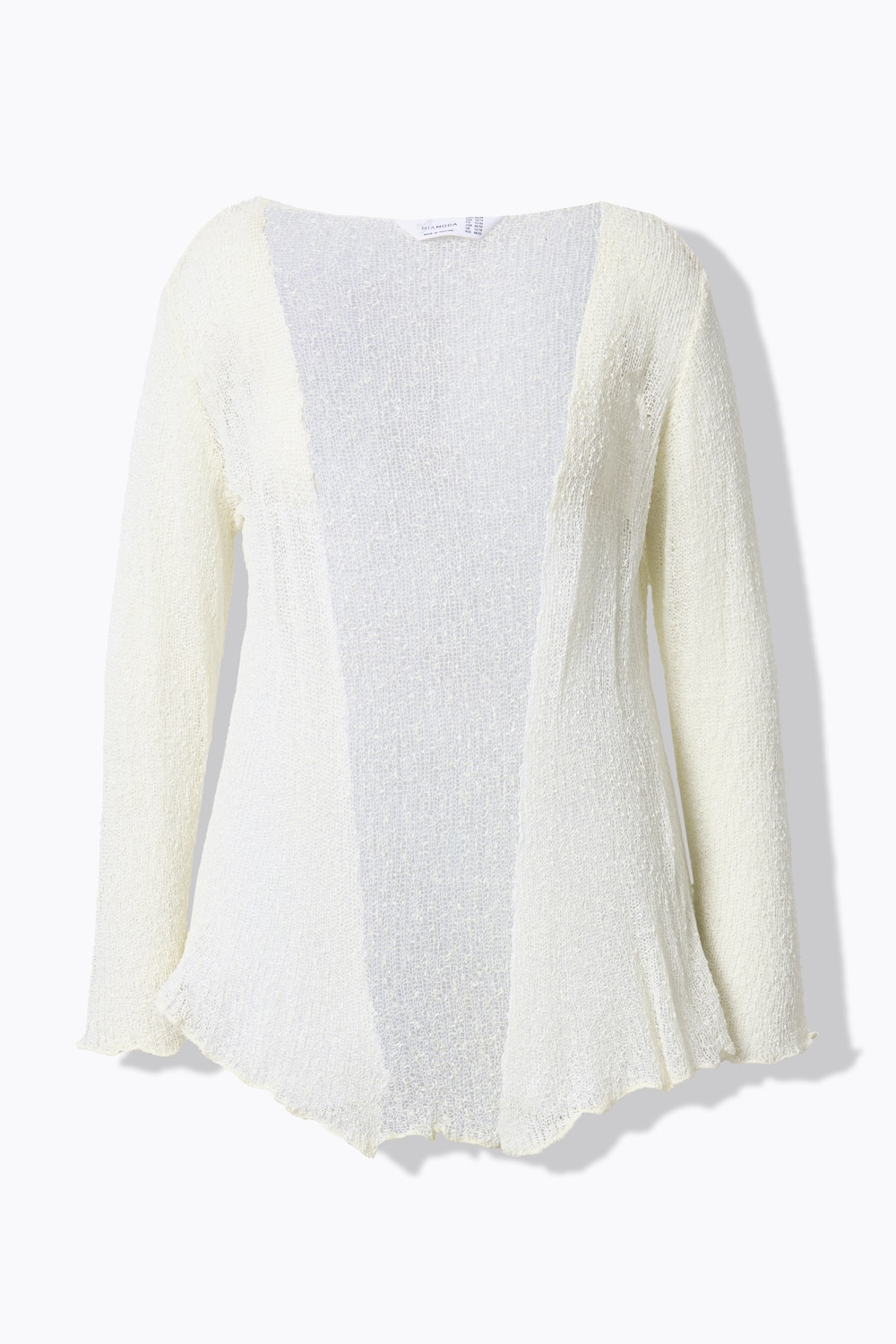 Stora storlekar Jacka, Dam, vit, storlek: 50/52, Syntetfibrer, Mia Moda