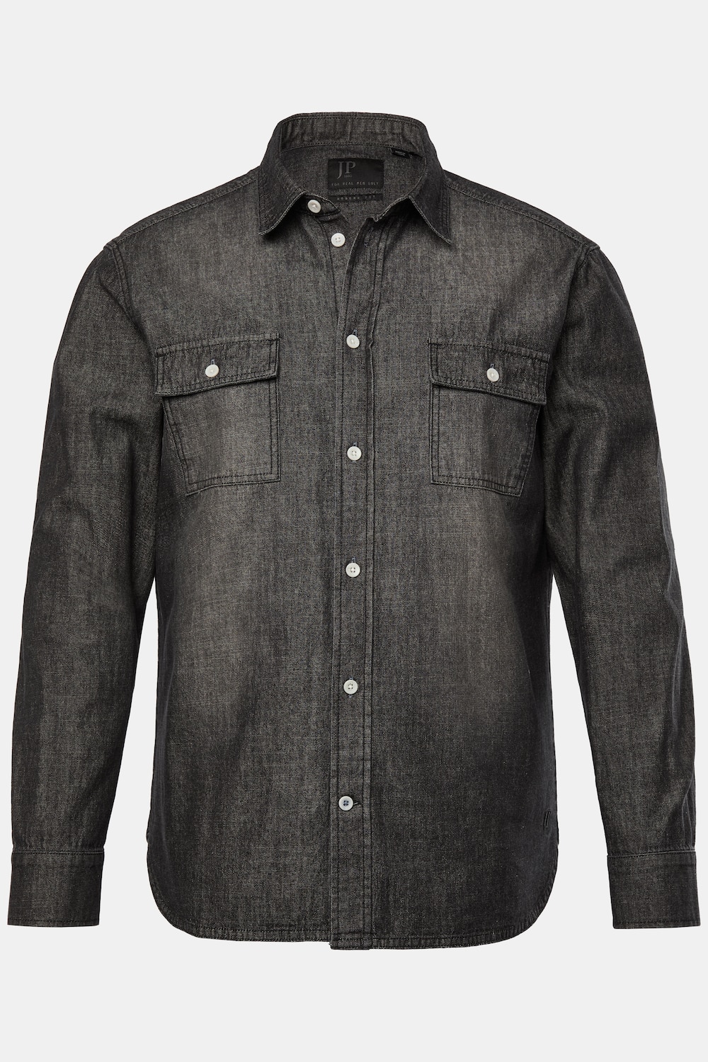 JP1880 Jeanshemd, Langarm, Kentkragen, Vintage Look, Modern Fit, bis 8 XL