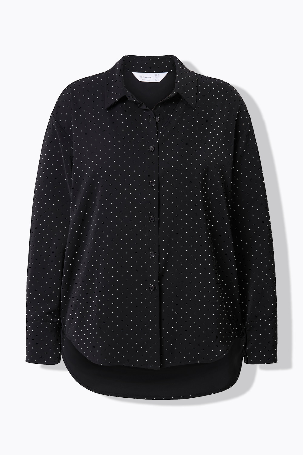 Stora storlekar Blus, Dam, svart, storlek: 52, Polyester, Mia Moda
