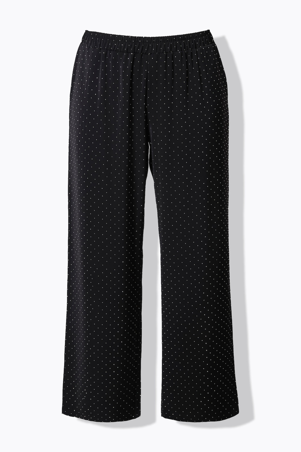 Stora storlekar Dra-på-byxa, Dam, svart, storlek: 44, Polyester, Mia Moda