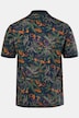 JP1880 poloshirt, korte mouw, piqué, bloemprint, tot 8XL