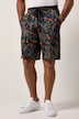 Bermuda JP 1880 en maille piquée, imprimé all-over, coupe Relaxed Fit - jusqu'au 8 XL