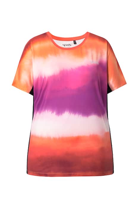 Funkční tričko, síťované vsadky, kulatý výstřih, krátké rukávy, recyklovaný materiál