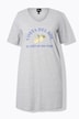 Jerseykleid, Zitronen, A-Linie, V-Ausschnitt, Halbarm