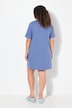 Jerseykleid, Zitronen, A-Linie, V-Ausschnitt, Halbarm
