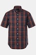 JP1880 ternet skjorte med korte ærmer, buttondown-krave, moderne pasform, op til str. 8XL