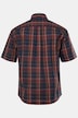 JP1880 ternet skjorte med korte ærmer, buttondown-krave, moderne pasform, op til str. 8XL