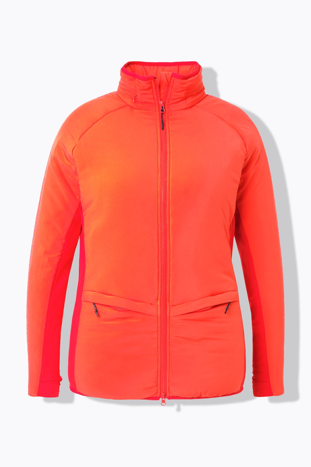 Stora storlekar Funktionsjacka, Dam, röd, storlek: 42/44, Polyester, Ulla Popken