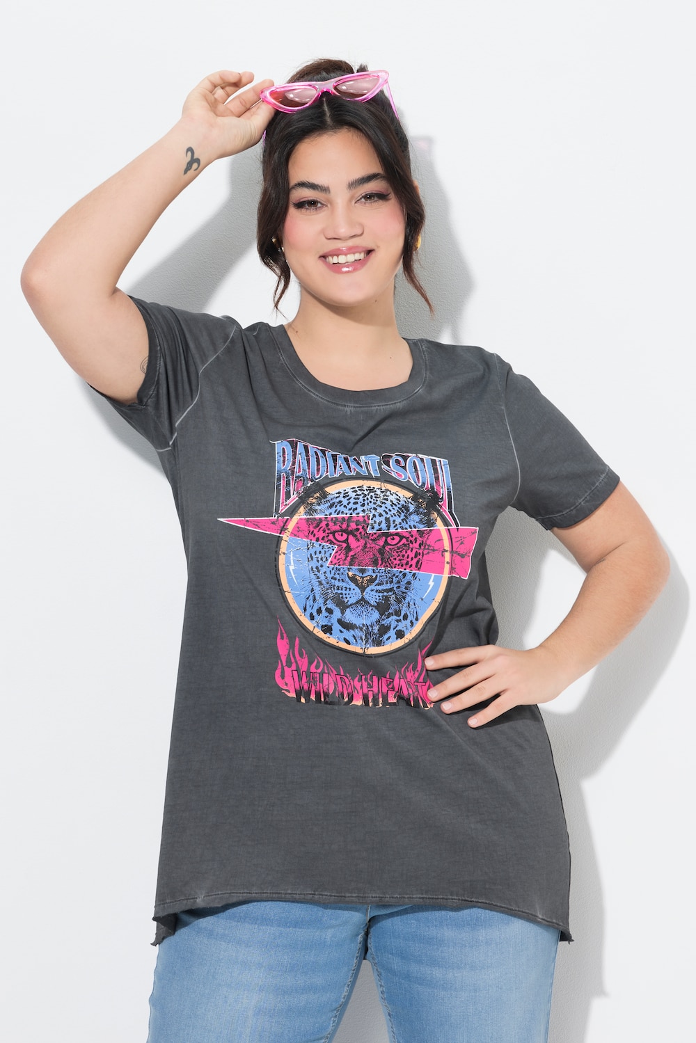 T-Shirt, A-Line, Animal-Motiv
