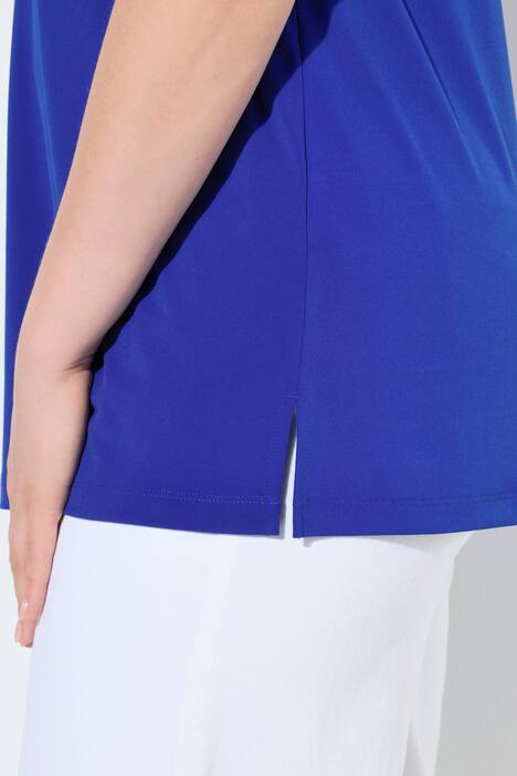 Top, Perlenstickerei, A-Linie, V-Ausschnitt, ärmellos