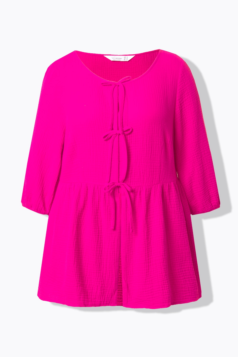 Stora storlekar Blus, Dam, rosa, storlek: 44, Bomull, Mia Moda