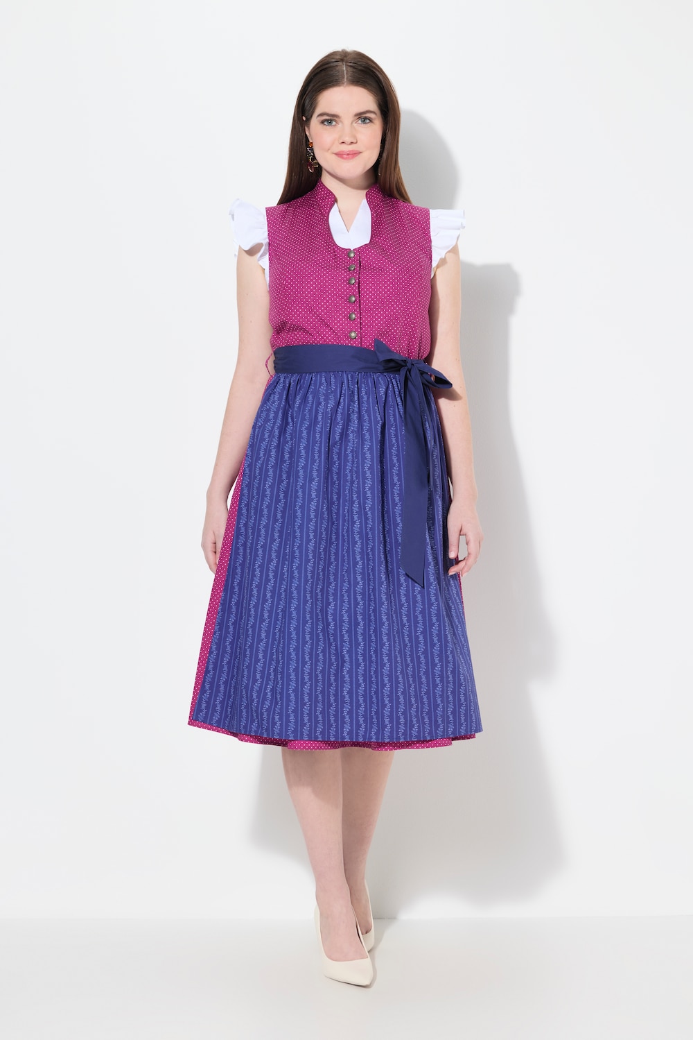 Große Größen Dirndl, Damen, rosa, Größe: 62, Baumwolle, Ulla Popken