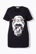 T-Shirt, Komfort Fit, Totenkopf-Motiv - Leo-Kopftuch