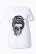T-Shirt, Komfort Fit, Totenkopf-Motiv - Leo-Kopftuch
