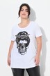 T-Shirt, Komfort Fit, Totenkopf-Motiv - Leo-Kopftuch