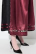 Dirndl, Blüten, Carré-Ausschnitt, Satinschürze, ärmellos