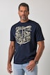 T-shirt, korte mouw, ronde hals, print, tot 8XL