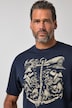 T-shirt, korte mouw, ronde hals, print, tot 8XL