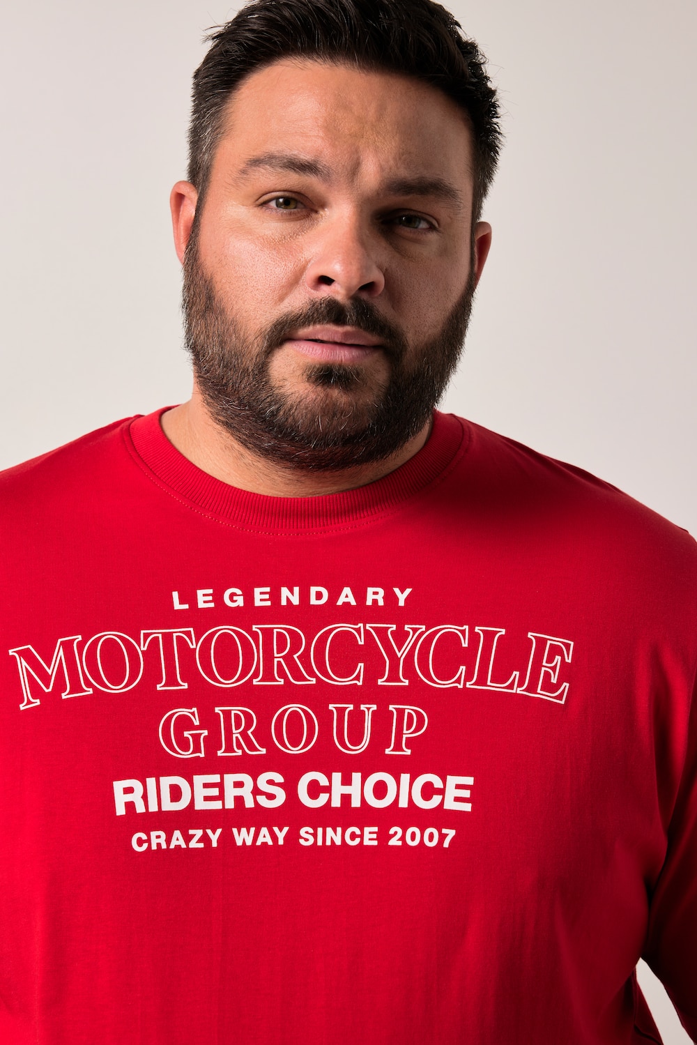 Stora storlekar T-shirt, Her, röd, storlek: 5XL, Bomull, Men Plus