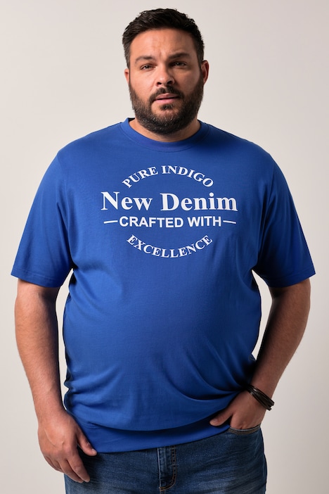Men+ T-Shirt, Bauchfit, Print, Halbarm, bis 8 XL