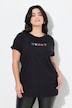 Comfort fit decorative smiley T-shirt