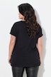 Comfort fit decorative smiley T-shirt