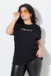 Comfort fit decorative smiley T-shirt