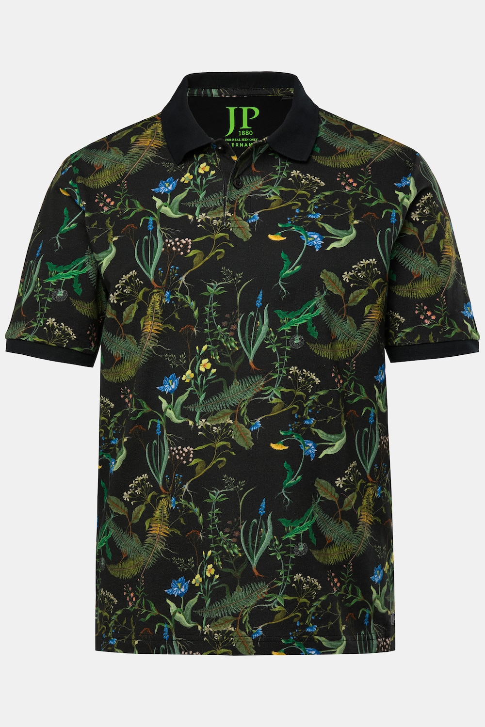 JP1880 Poloshirt FLEXNAMIC®, Halbarm, Alloverprint, bis 8 XL