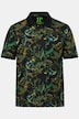 Polo JP 1880 FLEXNAMIC®, manches courtes et imprimé all-over - jusqu'au 8 XL