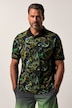 Polo JP 1880 FLEXNAMIC®, manches courtes et imprimé all-over - jusqu'au 8 XL