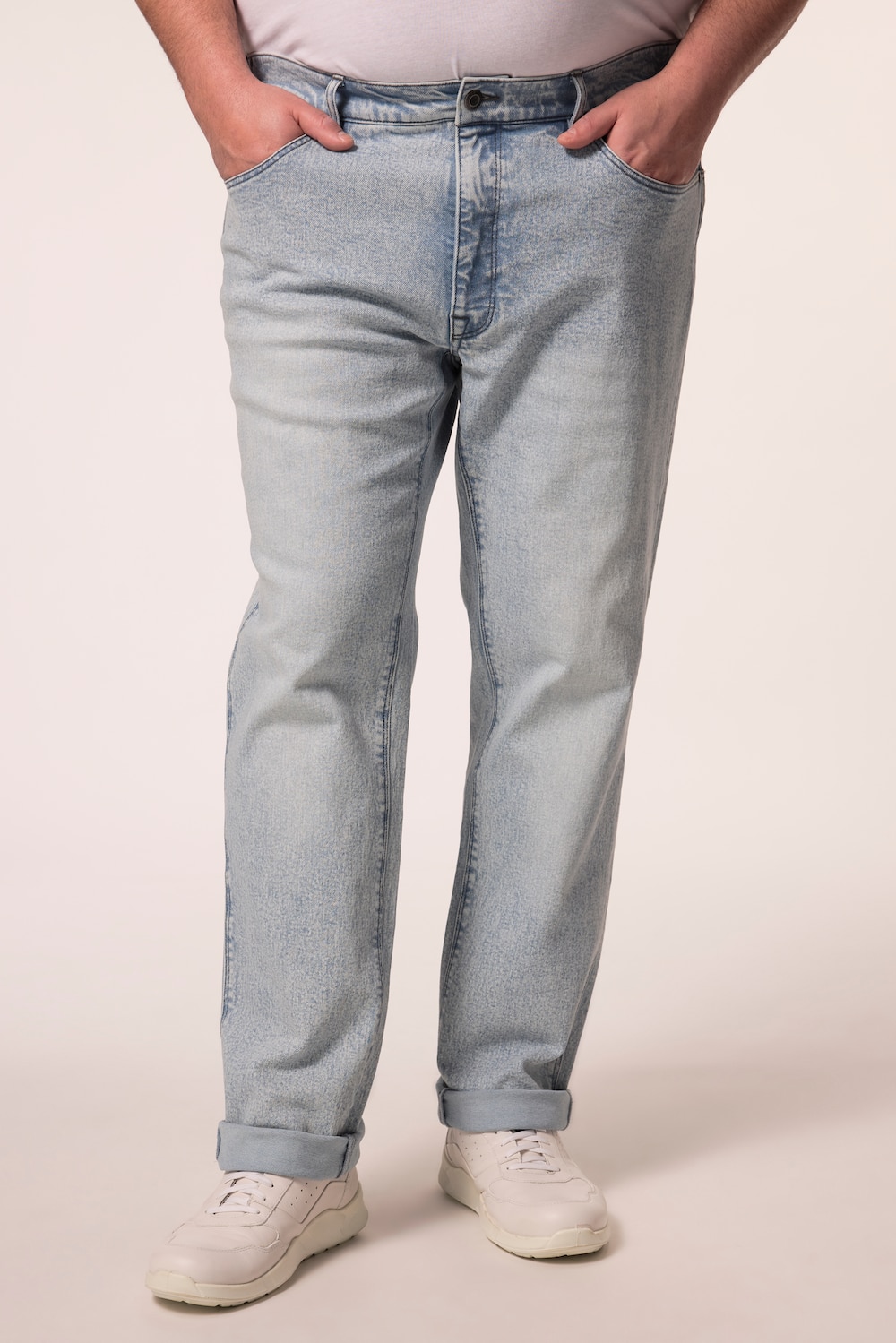 Men+ Jeans, Straight Fit, seitlicher Elastikbund, bis 72