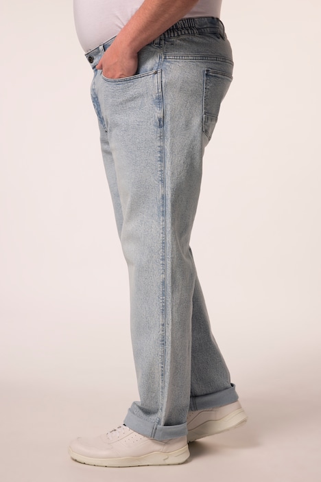 Men+ Jeans, Straight Fit, seitlicher Elastikbund, bis 72