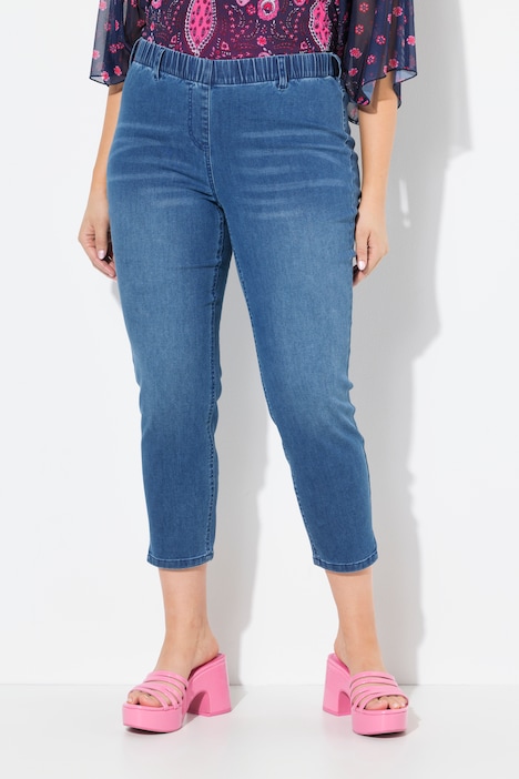 Jegging Sienna 7/8, jambe carotte, imitation denim