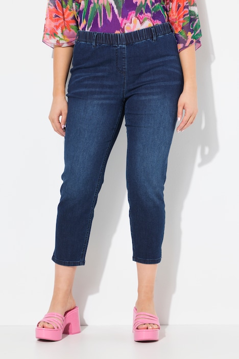 Jeggings a 7/8 modello Sienna con taglio della gamba conico ed effetto denim