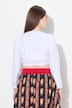 Dirndlbluse, Spitze, Rundhals, Langarm, Gummisaum