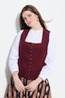 Dirndlbluse, Spitze, Rundhals, Langarm, Gummisaum
