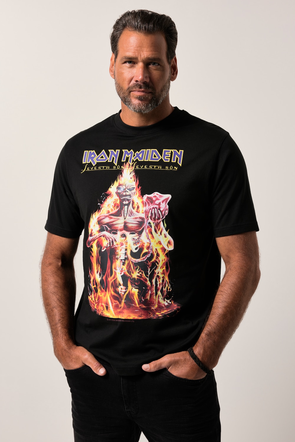 JP1880 T-Shirt, Bandshirt, Halbarm, Iron Maiden, bis 8 XL