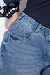 Boyfriend-Jeansbermuda, weites Bein, Elastikbund