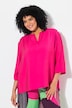 Bluse, Oversized, Tunika-Ausschnitt, 3/4-Arm