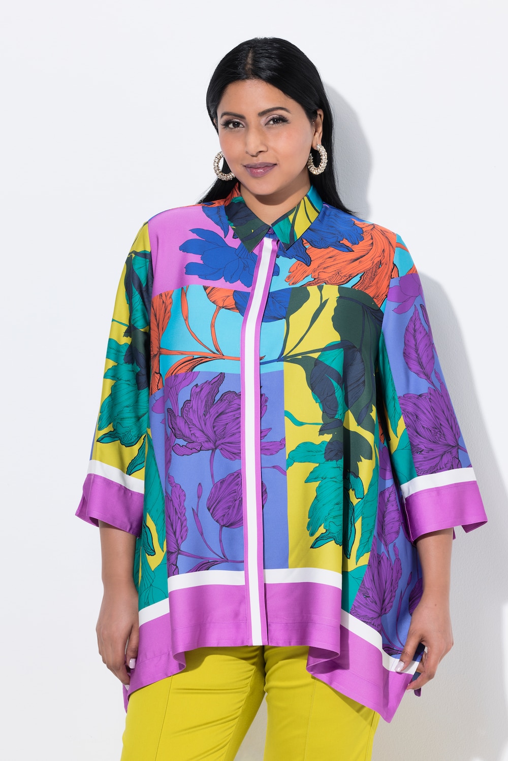 Große Größen Bluse, Damen, rosa, Größe: 54/56, Viskose, Ulla Popken